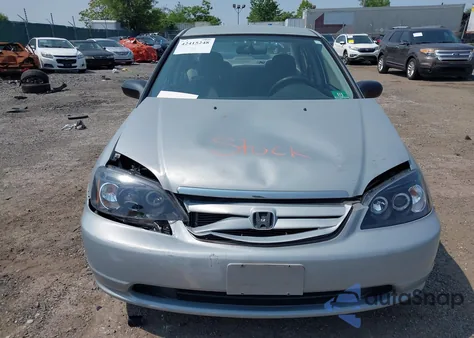 2001 Honda Civic Lx from USA, damaged, VIN 2HGES16541H612547